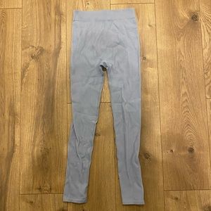Ribbed periwinkle blue leggings size small nwt